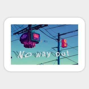 No way out Sticker